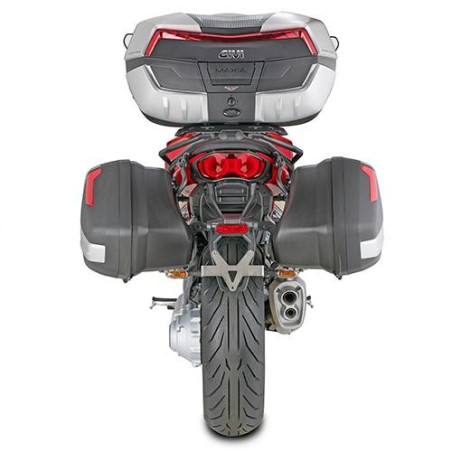 Portavaligie laterale Givi PLX Monokey Side per Moto Guzzi V100 Mandello Portavaligie laterale Givi PLX Monokey Side per Moto Guzzi V100 Mandello