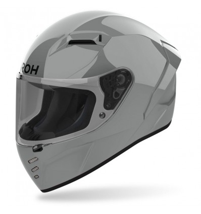 Casco integrale Airoh Connor monocolore grigio lucido Casco integrale Airoh Connor monocolore grigio lucido