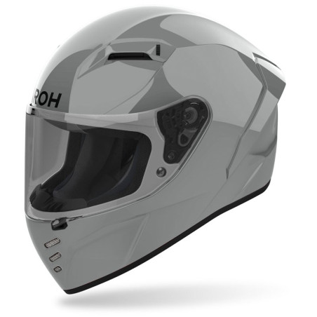 Casco integrale Airoh Connor monocolore grigio lucido Casco integrale Airoh Connor monocolore grigio lucido