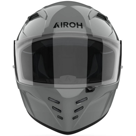 Casco integrale Airoh Connor monocolore grigio lucido Casco integrale Airoh Connor monocolore grigio lucido