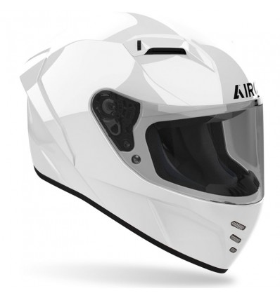 Casco integrale Airoh Connor monocolore bianco lucido Casco integrale Airoh Connor monocolore bianco lucido