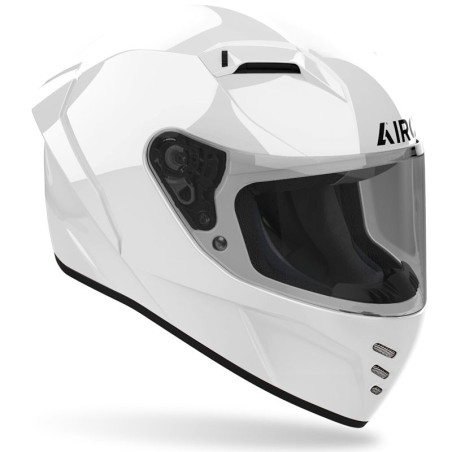 Casco integrale Airoh Connor monocolore bianco lucido Casco integrale Airoh Connor monocolore bianco lucido