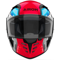 Casco integrale Airoh Connor Bot rosso e grigio Casco integrale Airoh Connor Bot rosso e grigio