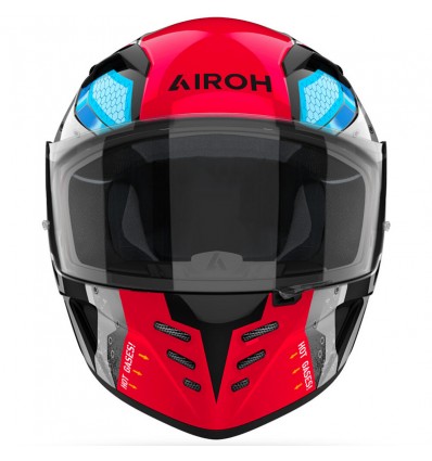 Casco integrale Airoh Connor Bot rosso e grigio Casco integrale Airoh Connor Bot rosso e grigio