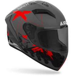 Casco integrale Airoh Connor Desperado grigio e arancio opaco Casco integrale Airoh Connor Desperado grigio e arancio opaco