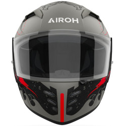 Casco integrale Airoh Connor Desperado grigio e arancio opaco Casco integrale Airoh Connor Desperado grigio e arancio opaco