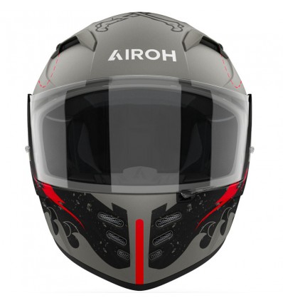 Casco integrale Airoh Connor Desperado grigio e arancio opaco Casco integrale Airoh Connor Desperado grigio e arancio opaco