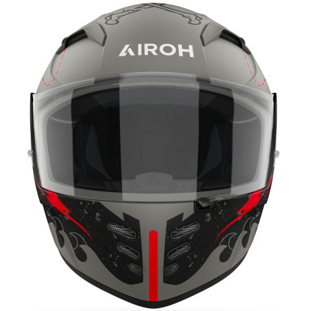 Casco integrale Airoh Connor Desperado grigio e arancio opaco Casco integrale Airoh Connor Desperado grigio e arancio opaco