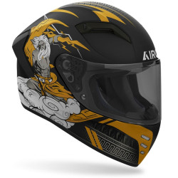 Casco integrale Airoh Connor Zeus nero e oro opaco Casco integrale Airoh Connor Zeus nero e oro opaco
