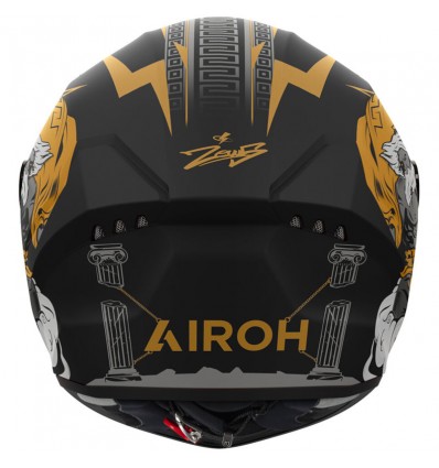 Casco integrale Airoh Connor Zeus nero e oro opaco Casco integrale Airoh Connor Zeus nero e oro opaco