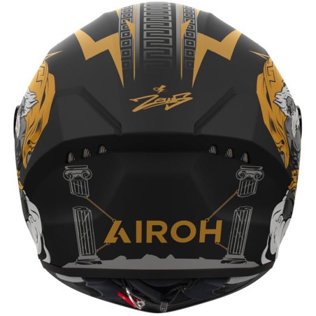 Casco integrale Airoh Connor Zeus nero e oro opaco Casco integrale Airoh Connor Zeus nero e oro opaco