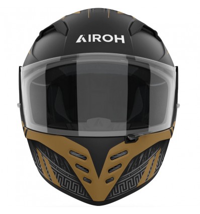 Casco integrale Airoh Connor Zeus nero e oro opaco Casco integrale Airoh Connor Zeus nero e oro opaco