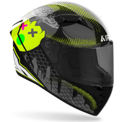 Casco integrale Airoh Connor Gamer nero e giallo Casco integrale Airoh Connor Gamer nero e giallo