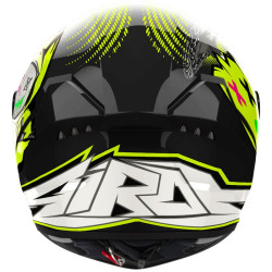 Casco integrale Airoh Connor Gamer nero e giallo Casco integrale Airoh Connor Gamer nero e giallo