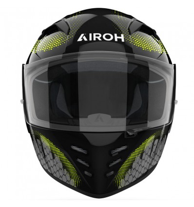 Casco integrale Airoh Connor Gamer nero e giallo Casco integrale Airoh Connor Gamer nero e giallo