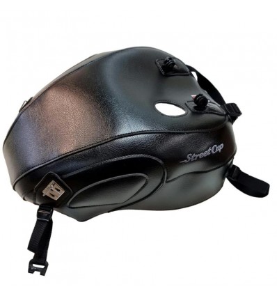 Copriserbatoio Bagster per Triumph Street Cup in similpelle nero