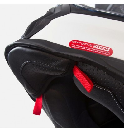 Casco Nexx X.WED 2 Carbon Vaal bianco e rosso opaco Casco Nexx X.WED 2 Carbon Vaal bianco e rosso opaco