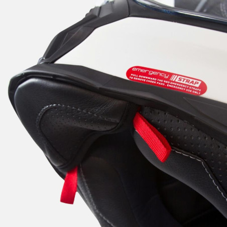 Casco Nexx X.WED 2 Carbon Vaal bianco e rosso opaco Casco Nexx X.WED 2 Carbon Vaal bianco e rosso opaco