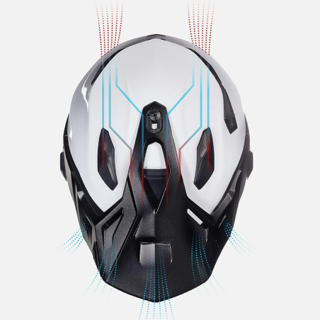 Casco Nexx X.WED 2 Carbon Vaal antracite opaco e rosso