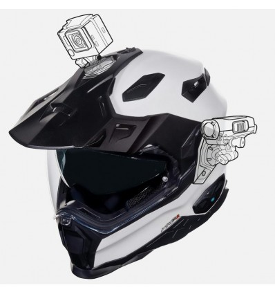 Casco Nexx X.WED 2 Carbon Vaal antracite opaco e rosso