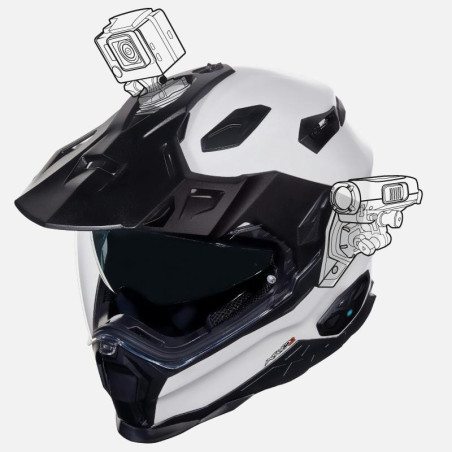 Casco Nexx X.WED 2 Carbon Vaal antracite opaco e rosso