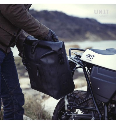 Kit borsa laterale Unit garage Khali per Triumph Street Twin Kit borsa laterale Unit garage Khali per Triumph Street Twin