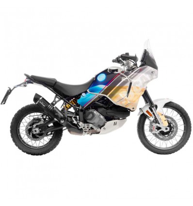 Terminale Leovince LV ONE Evo Black per Ducati Desert X Terminale Leovince LV ONE Evo Black per Ducati Desert X