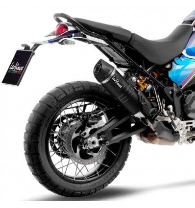 Terminale Leovince LV ONE Evo Black per Ducati Desert X Terminale Leovince LV ONE Evo Black per Ducati Desert X