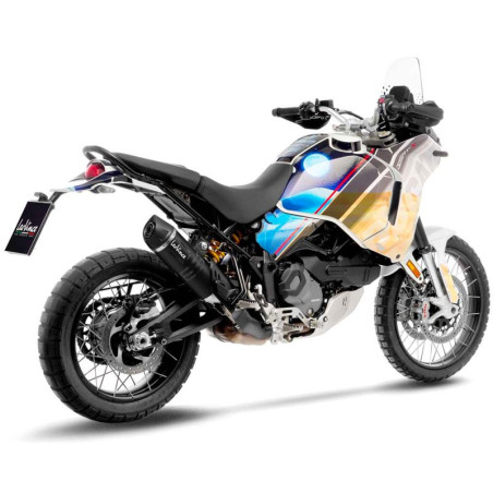 Terminale Leovince LV ONE Evo Black per Ducati Desert X Terminale Leovince LV ONE Evo Black per Ducati Desert X