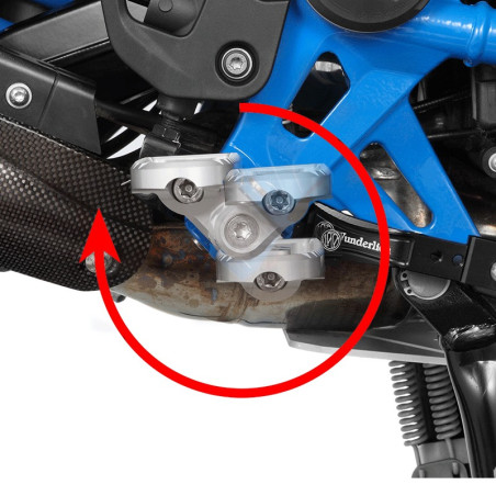 Giunto Wunderlich per pedane Vario su Ducati Desert X Giunto Wunderlich per pedane Vario su Ducati Desert X