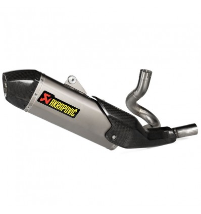Terminale Akrapovic Slip On Titanio omologato per Ducati Desert X