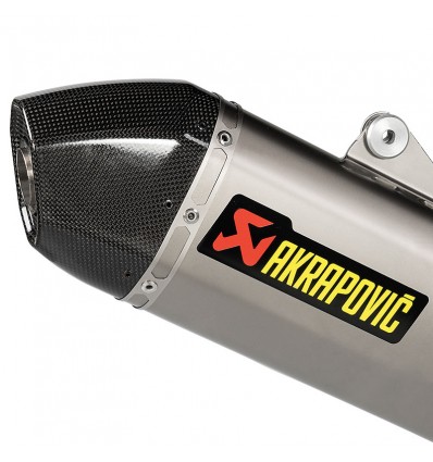 Terminale Akrapovic Slip On Titanio omologato per Ducati Desert X Terminale Akrapovic Slip On Titanio omologato per Ducati Desert X