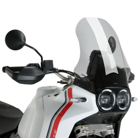 Cupolino Puig Touring per Ducati Desert X fume chiaro Cupolino Puig Touring per Ducati Desert X fume chiaro