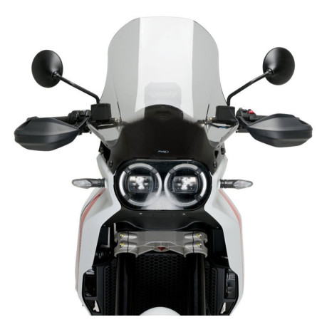 Cupolino Puig Touring per Ducati Desert X fume chiaro Cupolino Puig Touring per Ducati Desert X fume chiaro
