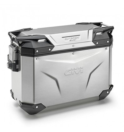 Valigia laterale Givi Outback Evo in alluminio 37 litri neutro Valigia laterale Givi Outback Evo in alluminio 37 litri neutro