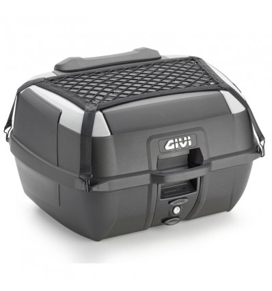 Baule Givi Monolock B45+ con schienalino e rete nero