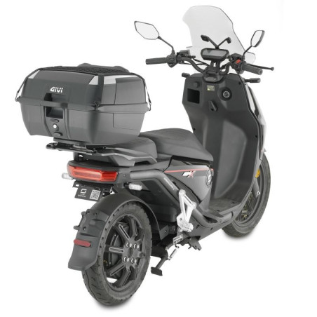 Baule Givi Monolock B45+ con schienalino e rete nero Baule Givi Monolock B45+ con schienalino e rete nero