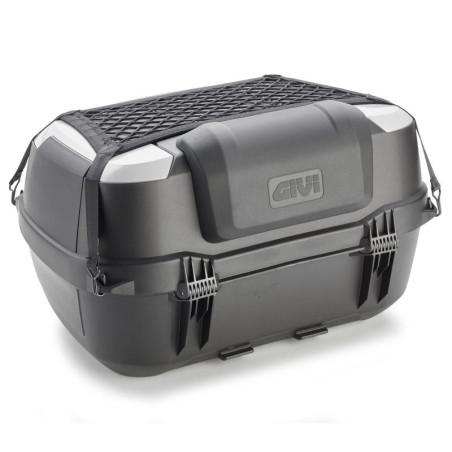 Baule Givi Monolock B45+ con schienalino e rete nero Baule Givi Monolock B45+ con schienalino e rete nero