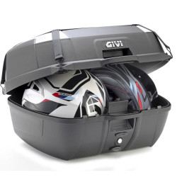 Baule Givi Monolock B45+ con schienalino e rete nero Baule Givi Monolock B45+ con schienalino e rete nero