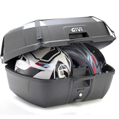 Baule Givi Monolock B45+ con schienalino e rete nero Baule Givi Monolock B45+ con schienalino e rete nero