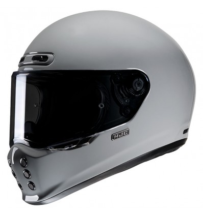 Casco HJC V10 monocolore grigio lucido