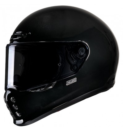 Casco HJC V10 monocolore nero lucido