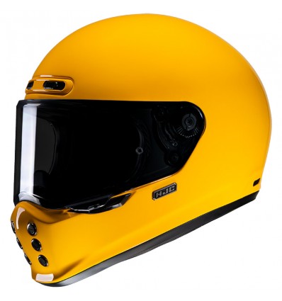 Casco HJC V10 monocolore giallo lucido