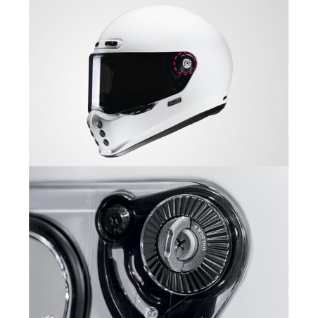 Casco HJC V10 monocolore verde metal Casco HJC V10 monocolore verde metal