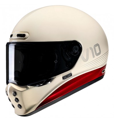 Casco HJC V10 Tami MC1 sabbia e rosso