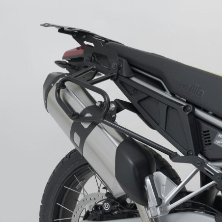 Telaio laterale SW-Motech per borse SLC su Aprilia Tuareg 660 Telaio laterale SW-Motech per borse SLC su Aprilia Tuareg 660