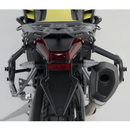 Telaio laterale SW-Motech per borse SLC su Aprilia Tuareg 660 Telaio laterale SW-Motech per borse SLC su Aprilia Tuareg 660