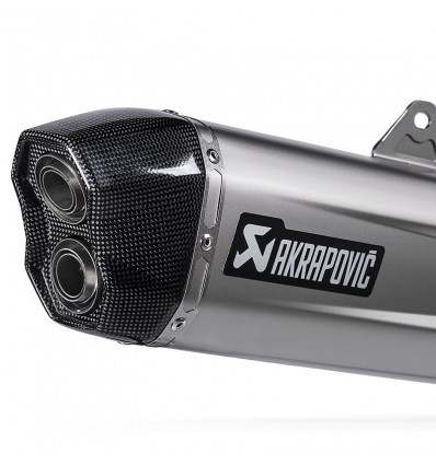 Marmitta Akrapovic Slip On Titanio per Aprilia Tuareg 660 Marmitta Akrapovic Slip On Titanio per Aprilia Tuareg 660