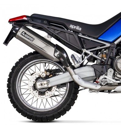 Marmitta Akrapovic Slip On Titanio per Aprilia Tuareg 660 Marmitta Akrapovic Slip On Titanio per Aprilia Tuareg 660