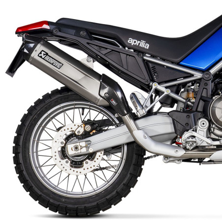 Marmitta Akrapovic Slip On Titanio per Aprilia Tuareg 660 Marmitta Akrapovic Slip On Titanio per Aprilia Tuareg 660
